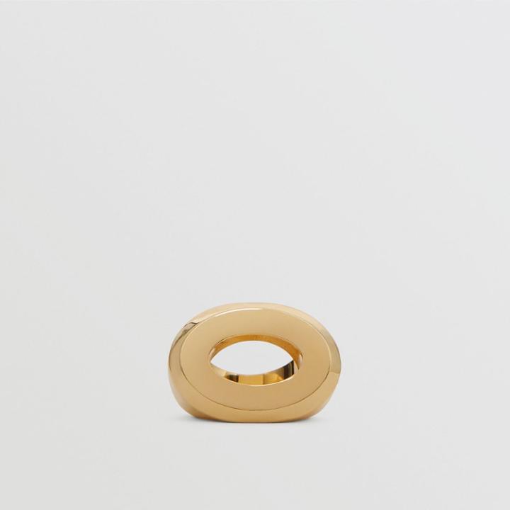 Burberry Burberry Gold-plated Cut-out Detail Ring