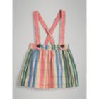 Burberry Burberry Check Gathered Cotton Pinafore Skirt, Size: 6m