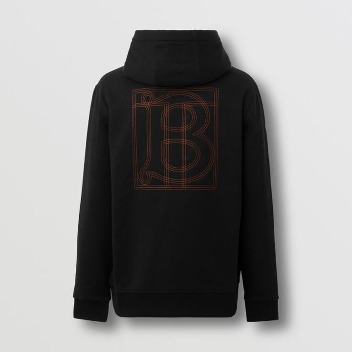 Burberry Burberry Monogram Motif Cotton Hoodie, Size: S