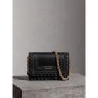 Burberry Burberry Brogue Detail Leather Wallet With Detachable Strap