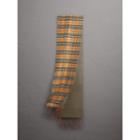 Burberry Burberry Reversible Vintage Check Cashmere Scarf, Green