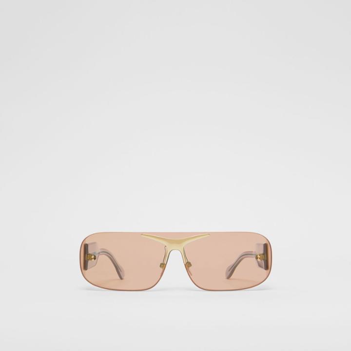 Burberry Burberry Blake Shield Sunglasses, Brown