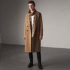 Burberry Burberry Double-breasted Extra Long Wool Cashmere Coat, Size: 44, Brown