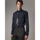 Burberry Burberry Modern Fit Stretch Cotton Shirt, Size: 15.5, Blue