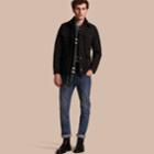 Burberry Burberry Lightweight Technical Field Jacket With Removable Warmer, Size: 36, Black