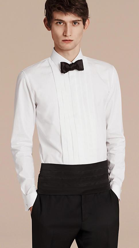 Burberry Slim Fit Cotton Poplin Dress Shirt