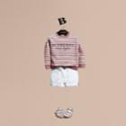 Burberry Burberry Striped Cotton Sweatshirt, Size: 8y, Pink
