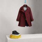 Burberry Burberry Technical Wool Cashmere Double-breasted Coat, Size: 6y, Red