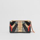 Burberry Burberry Small Appliqu Vintage Check Lola Bag, Beige
