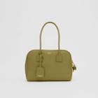 Burberry Burberry Medium Leather Half Cube Bag, Green