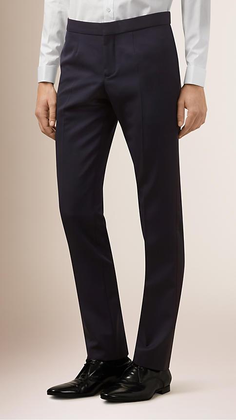 Burberry Virgin Wool Tuxedo Trousers