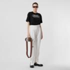 Burberry Burberry Location Print Cotton Oversized T-shirt, Size: Xs, Black