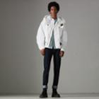 Burberry Burberry Detachable Hood Faille Jacket, Size: 38, White