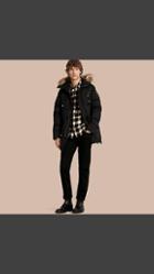 Burberry Down-filled Coat With Detachable Fur Trim