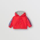Burberry Burberry Childrens Reversible Logo Print Hooded Jacket, Size: 2y, Red