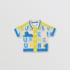 Burberry Burberry Childrens Short-sleeve Logo Print Cashmere Cardigan, Size: 12m, Green
