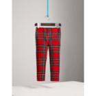 Burberry Burberry Tartan Wool Trousers, Size: 14y, Red