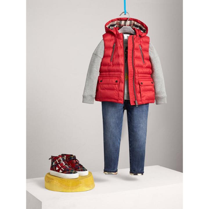 Burberry Burberry Detachable Hood Down-filled Gilet, Size: 14y