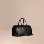 Burberry Burberry London Leather Holdall, Black