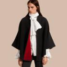 Burberry Burberry Wool Cashmere Military Cape, Grey