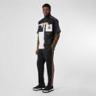 Burberry Burberry Icon Stripe Detail Jersey Trackpants, Size: M, Black