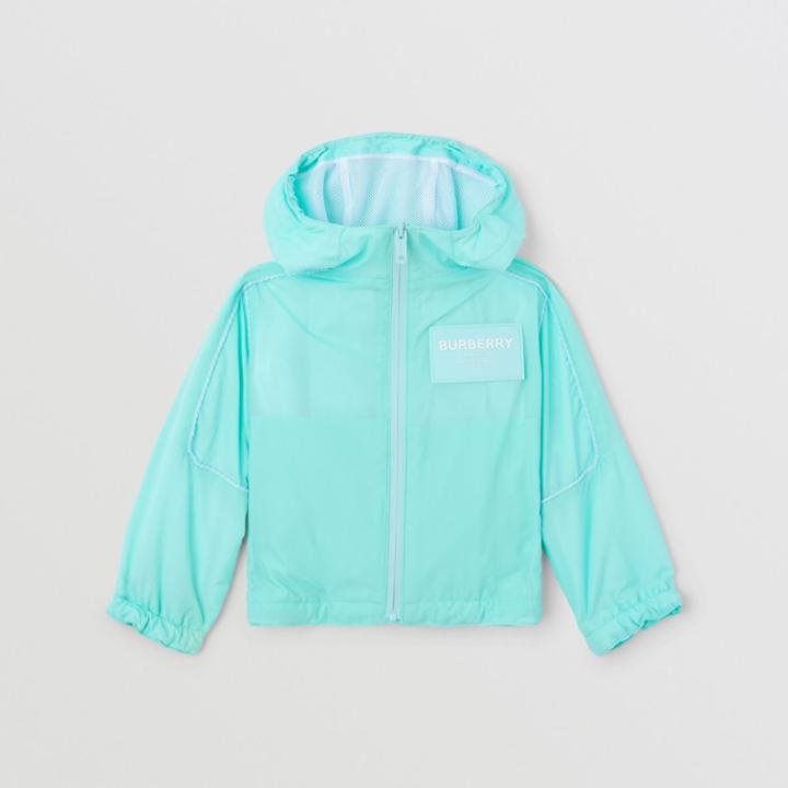Burberry Burberry Childrens Horseferry Motif Lightweight Hooded Jacket, Size: 2y