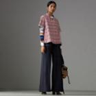 Burberry Burberry Short-sleeve Check Cotton Shirt, Size: 10, Blue