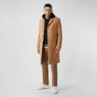 Burberry Burberry Button Detail Wool Cashmere Tailored Coat, Size: 54