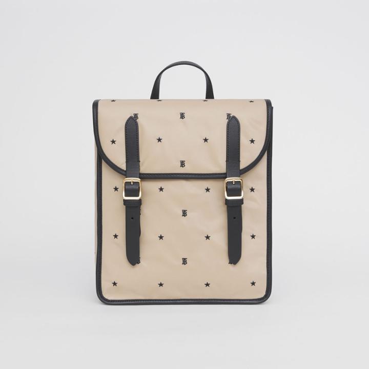 Burberry Burberry Childrens Star And Monogram Motif Econyl Satchel