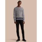 Burberry Burberry Chunky Knit Mouline Cotton Sweater, Blue