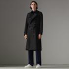 Burberry Burberry The Long Chelsea Heritage Trench Coat, Size: 38, Black