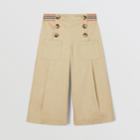 Burberry Burberry Childrens Icon Stripe Trim Cotton Sailor Trousers, Size: 14y, Yellow