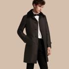 Burberry Car Coat With Detachable Warmer And Mink Topcollar