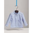 Burberry Burberry Directional Stripe Cotton Shirt, Size: 3y, Blue