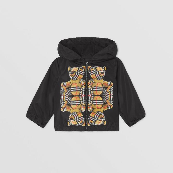 Burberry Burberry Childrens Thomas Bear Print Econyl Hooded Jacket, Size: 2y