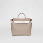 Burberry Burberry The Medium Tri-tone Leather Triple Stud Belt Bag, Mineral Grey