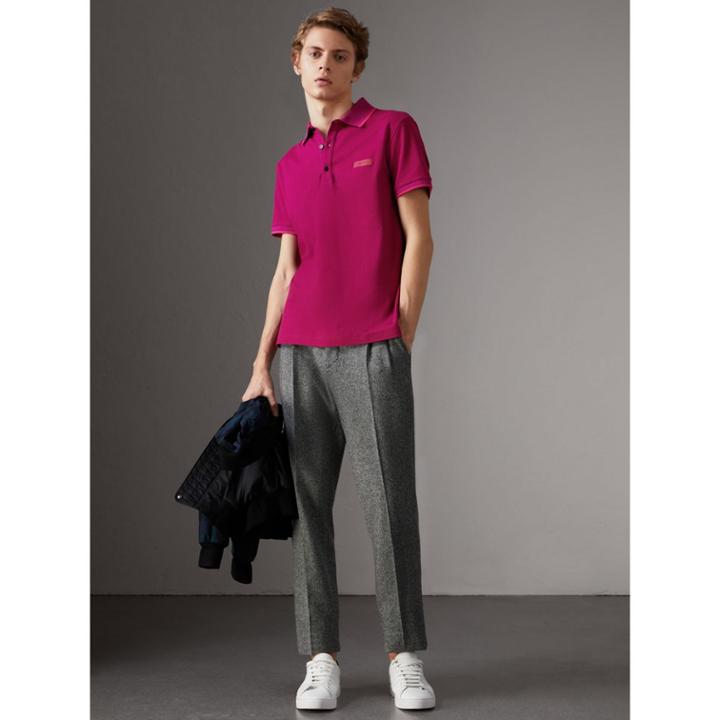 Burberry Burberry Cotton Piqu Polo Shirt, Size: M