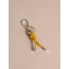 Burberry Burberry Braided Knot Leather Key Ring, Yellow