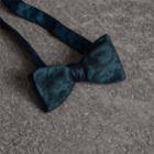 Burberry Burberry Floral Silk Jacquard Bow Tie, Blue