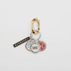 Burberry Burberry Gold And Palladium-plated Bottle Cap Charm, Multicolour
