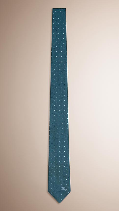 Burberry Slim Cut Dotted Silk Tie