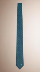 Burberry Slim Cut Dotted Silk Tie