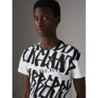 Burberry Burberry Graffiti Print Cotton T-shirt, Size: L