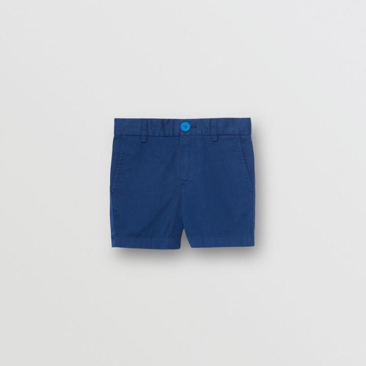 Burberry Burberry Childrens Cotton Chino Shorts, Size: 14y, Blue