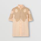 Burberry Burberry Short-sleeve Abstract Print Cotton Shirt