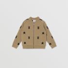 Burberry Burberry Childrens Star And Monogram Motif Wool Blend Cardigan, Size: 12y