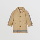 Burberry Burberry Childrens Logo Tape Cotton Car Coat, Size: 2y, Yellow