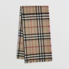 Burberry Burberry Reversible Check Cashmere Scarf