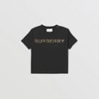 Burberry Burberry Childrens Embroidered Logo Cotton T-shirt, Size: 12m