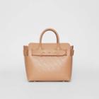 Burberry Burberry The Small Monogram Leather Triple Stud Belt Bag, Beige